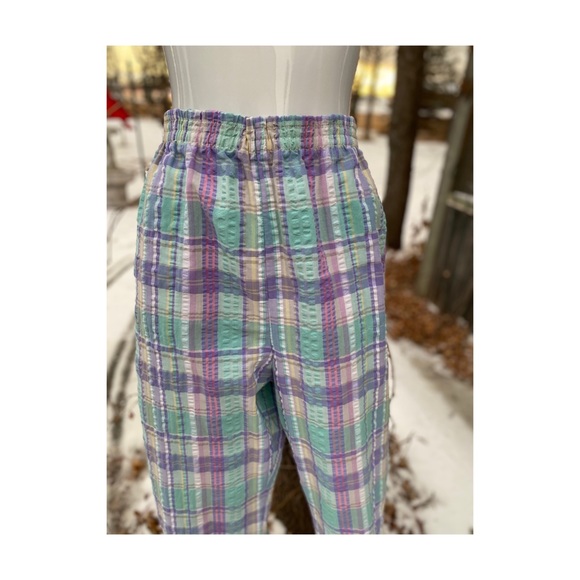 Vintage Pants - Vtg 80s Pants Fairy Kai Pastel Pockets Harem